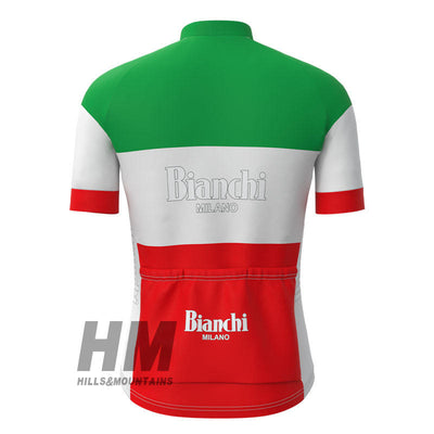 Bianchi Milano Retro Jersey Short Sleeve Multi