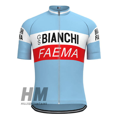 Bianchi Faema Retro Jersey Short Sleeve