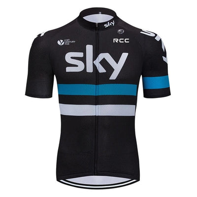 Sky Black Top & Bib Set