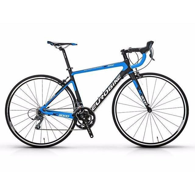 700C Full Carbon Road Bike Blue/ Alu Wheels