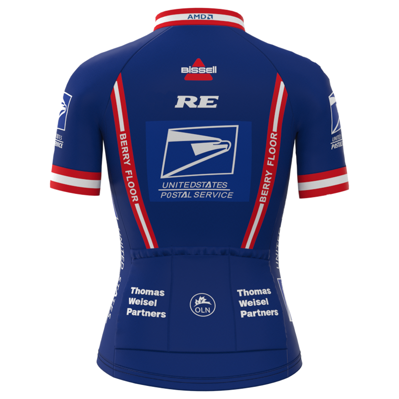 Womens Retro Short Sleeve Jersey Postal