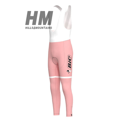 Pink BIC Long Shorts Top & Bib Set