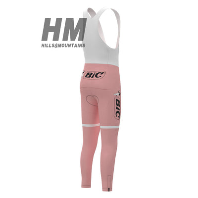 Pink BIC Long Shorts Top & Bib Set