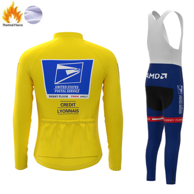Postal Thermal Jacket & Pants Set Yellow