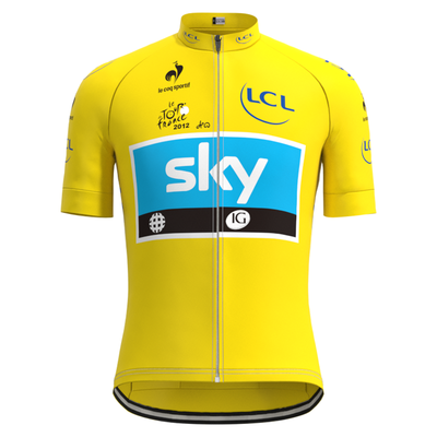 Sky Short Sleeve Jersey Yellow