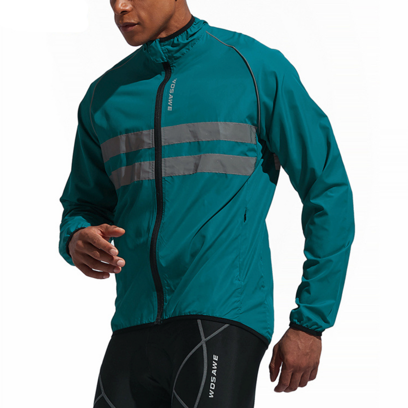 Reflective Waterproof Jacket Teal