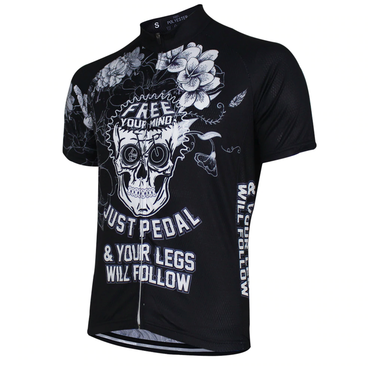 Skull Short Sleeve Jersey Black
