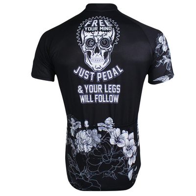 Skull Short Sleeve Jersey Black
