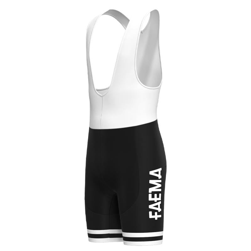 FAEMA Black Retro Bib Shorts