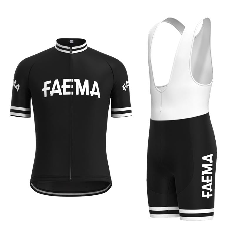 FAEMA Black Retro Top & Bib Set