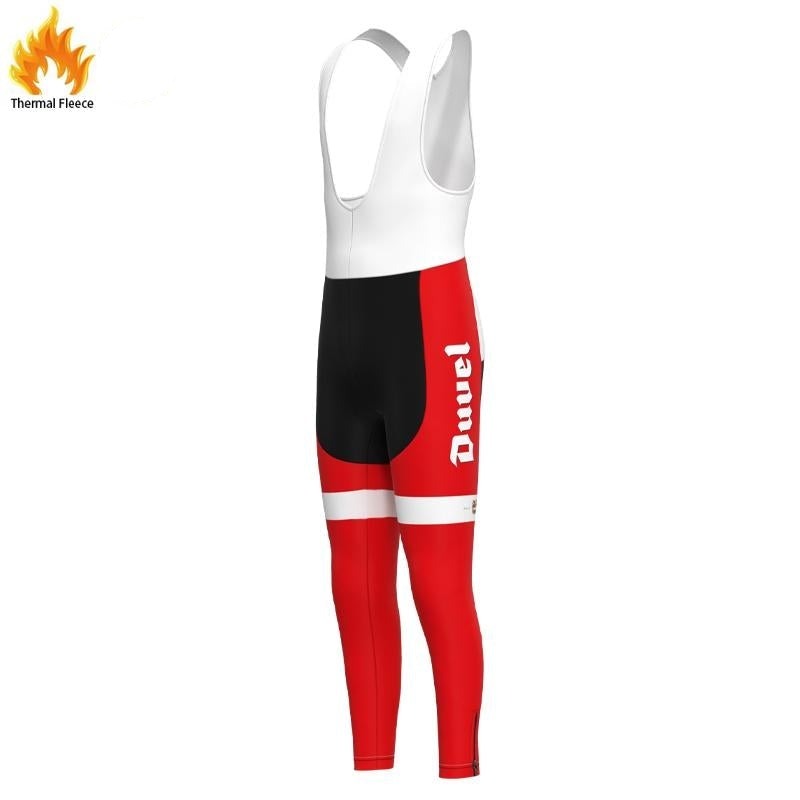 FLEECE Thermal Bib Pants Duvel White