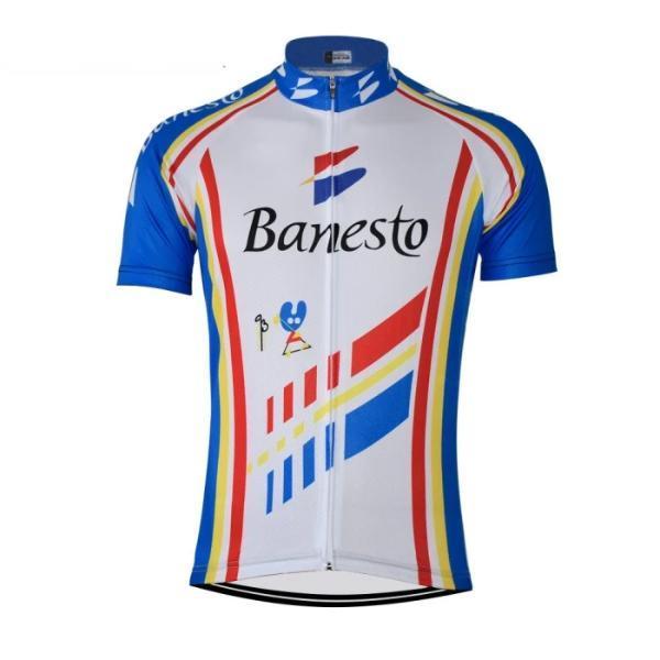 Jerseys - Banesto Retro Jersey Short Sleeve White