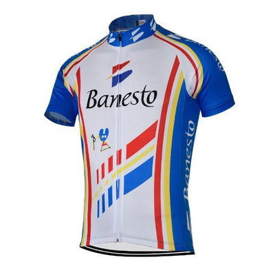 Jerseys - Banesto Retro Jersey Short Sleeve White