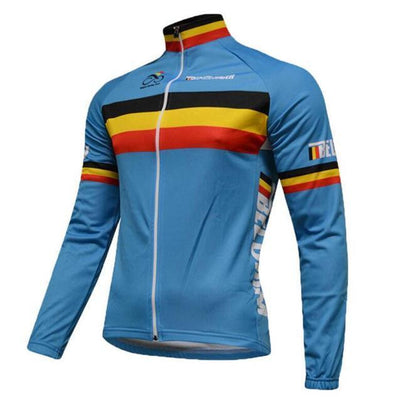 Jerseys - Belgium Retro Long Sleeve Jersey