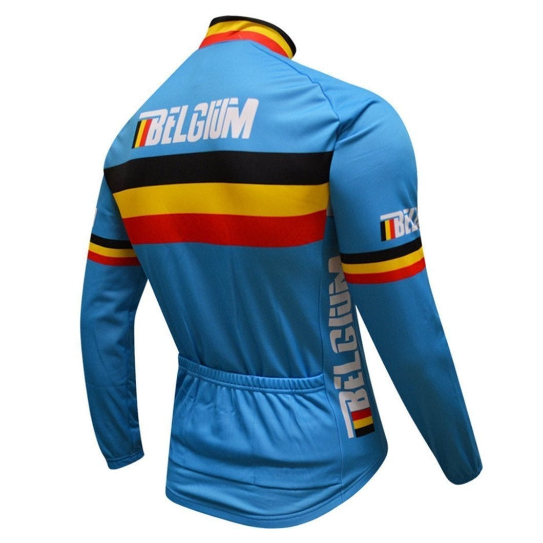 Jerseys - Belgium Retro Long Sleeve Jersey