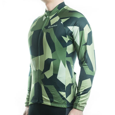 Jerseys - Camo Long Sleeve Jersey Green