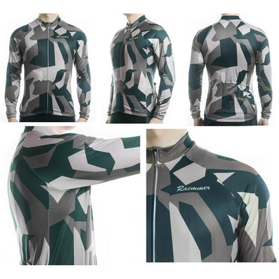 Jerseys - Camo Long Sleeve Jersey Grey