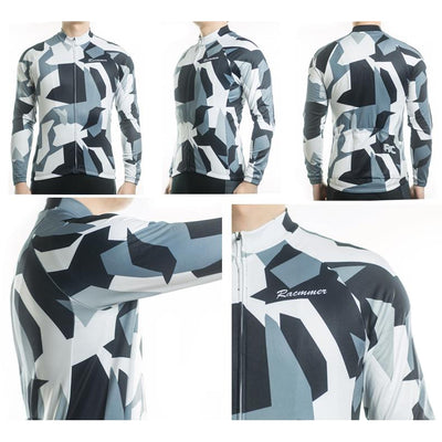 Jerseys - Camo Long Sleeve Jersey White