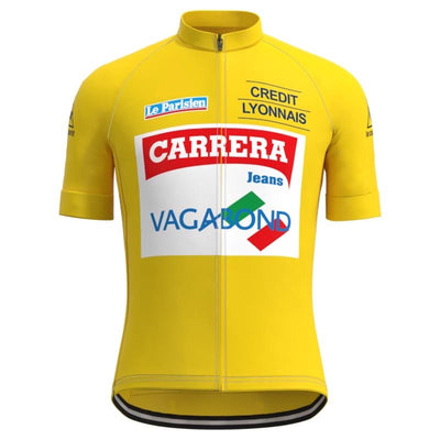 Jerseys - Carrera Retro Jersey Short Sleeve Yellow