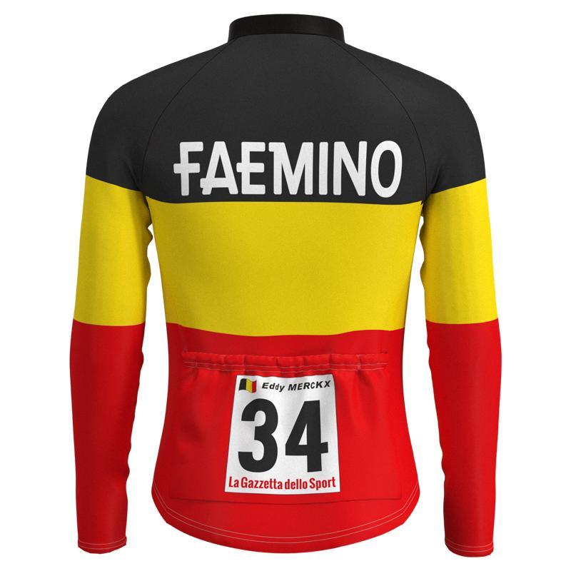 Jerseys - FLEECE FAEMINO Retro Jersey Long Sleeve