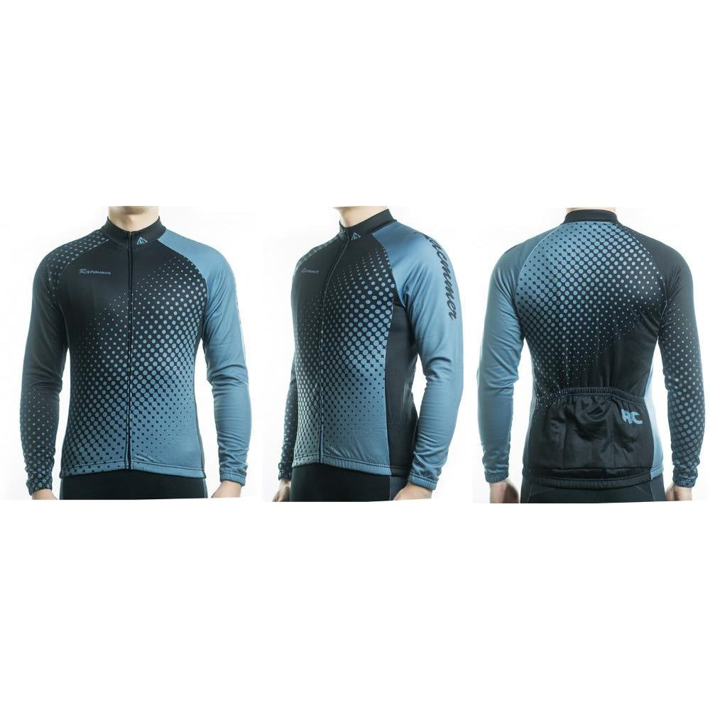 Jerseys - Gradient Dots Long Sleeve Jersey Blue