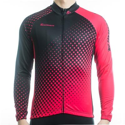 Jerseys - Gradient Dots Long Sleeve Jersey Red