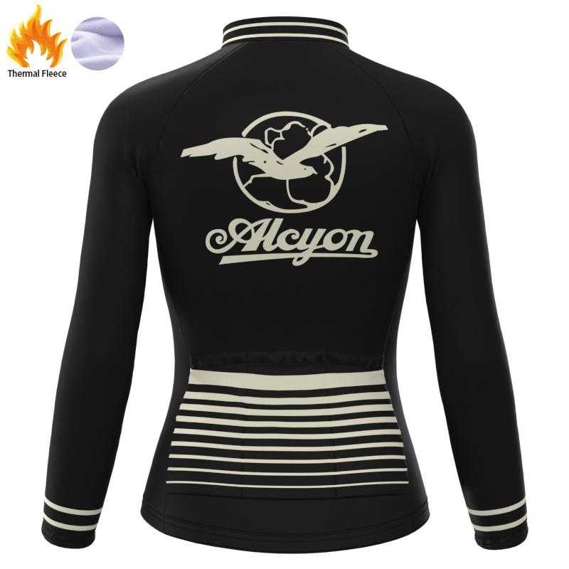 Jerseys - Ladies FLEECE Lined Evening Long Sleeve Jersey Alcyon