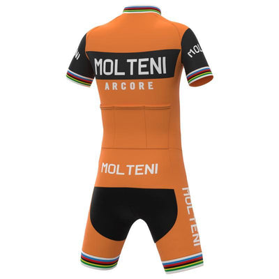 Molteni Orange Retro Top & Bib Set