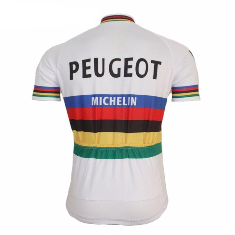 Peugeot Colours Short Sleeve Jersey White