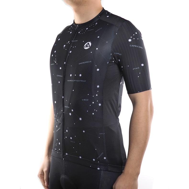 Stars Short Sleeve Pro Jersey Black