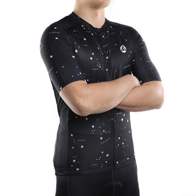 Stars Short Sleeve Pro Jersey Black