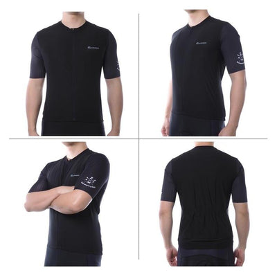 Contrast Short Sleeve Pro Jersey Black