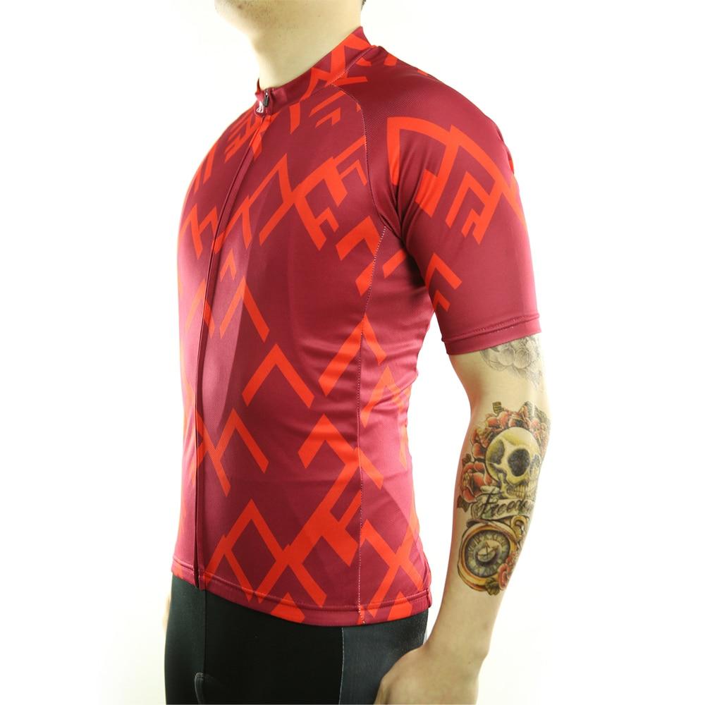 Mountains Short Sleeve Jersey Red