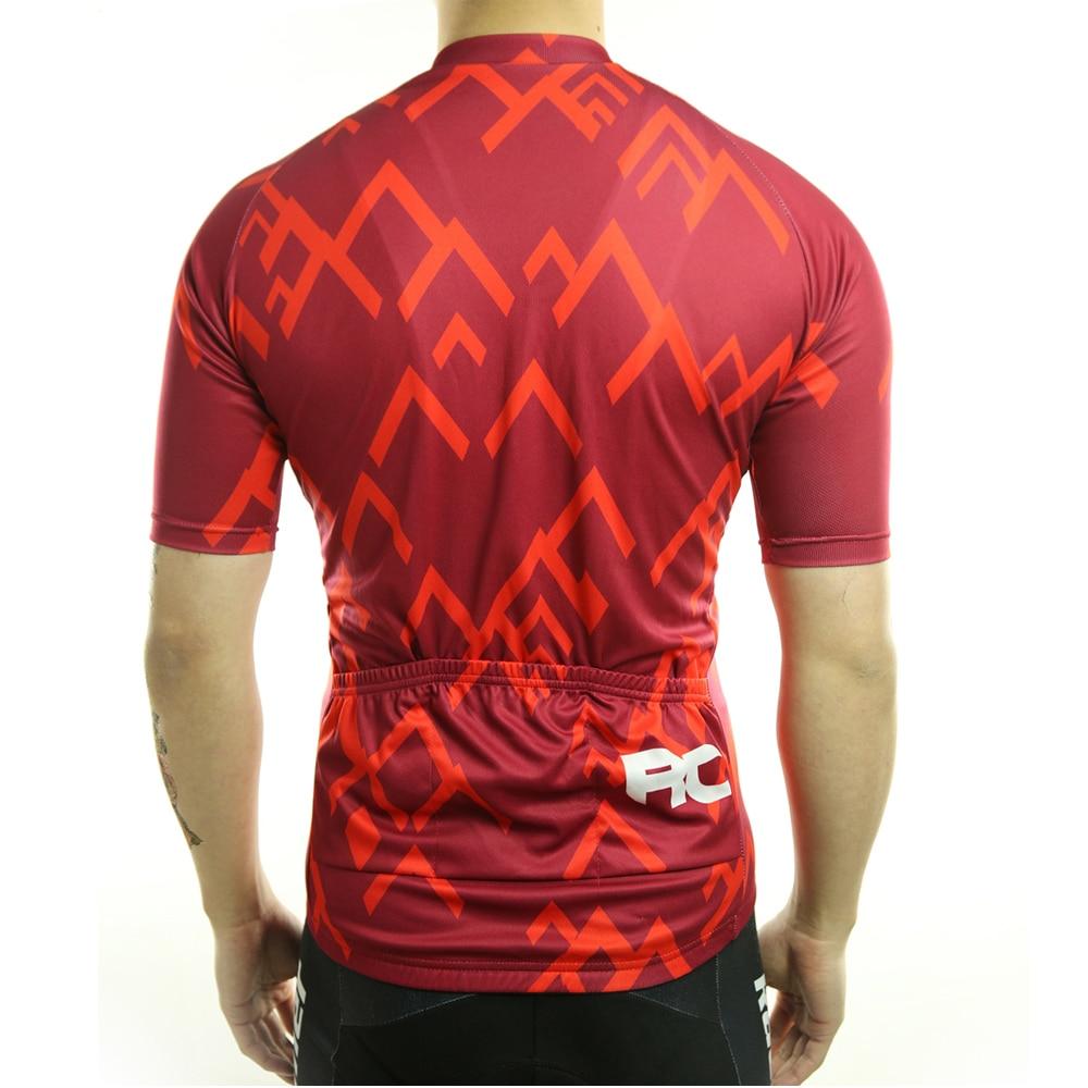 Mountains Short Sleeve Jersey Red