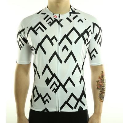 Mountains Short Sleeve Jersey White