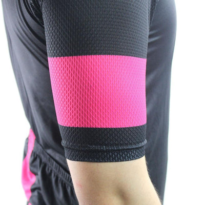 Armband Short Sleeve Jersey Black Pink