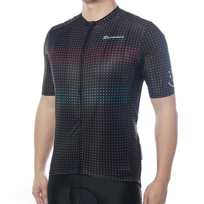 Dots Short Sleeve Pro Jersey Black