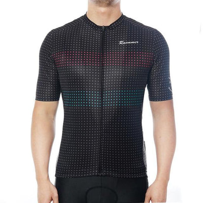 Dots Short Sleeve Pro Jersey Black