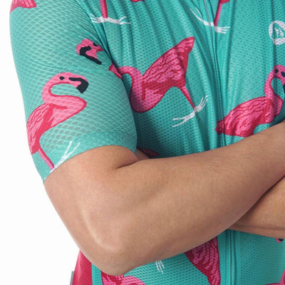 Flamingo Short Sleeve Pro Jersey Blue
