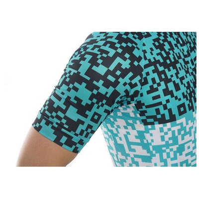 Pixel Short Sleeve Pro Jersey Blue