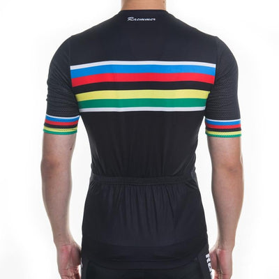 Rainbow Short Sleeve Jersey Black