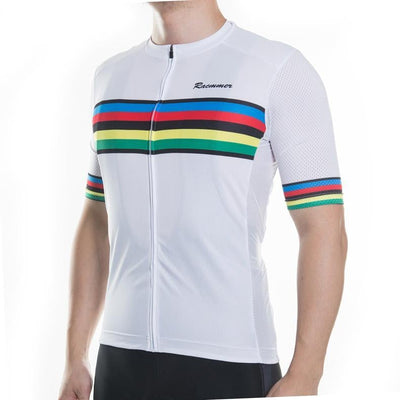 Rainbow Short Sleeve Jersey White