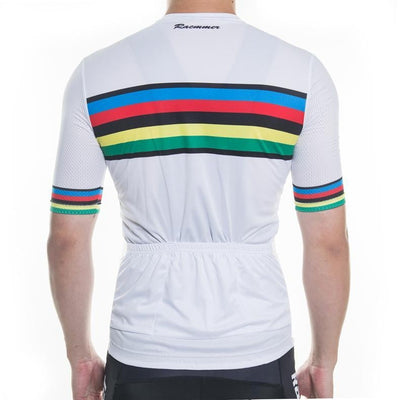 Rainbow Short Sleeve Jersey White