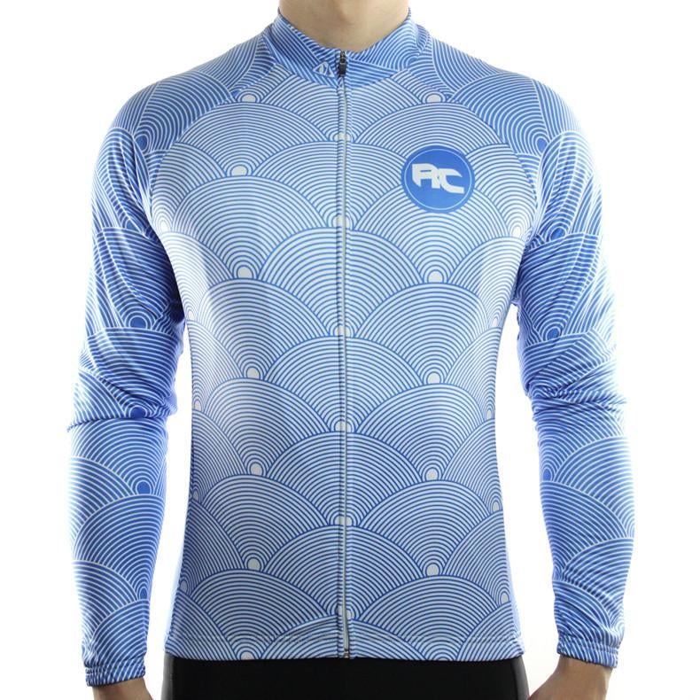 Shell Long Sleeve FLEECE Jersey Blue