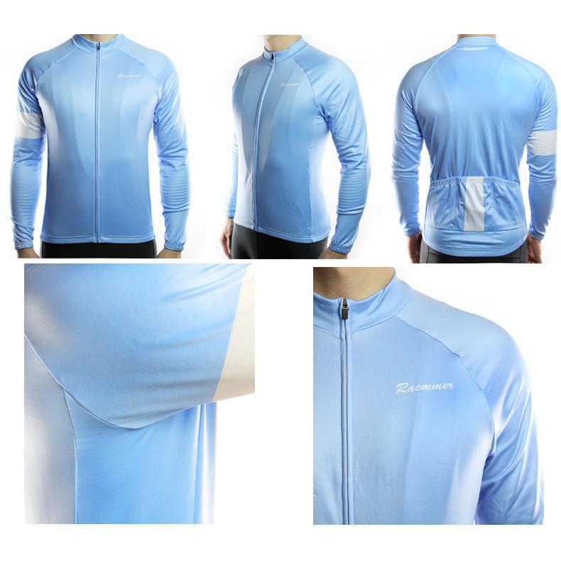 Armband Long Sleeve FLEECE Jersey Blue