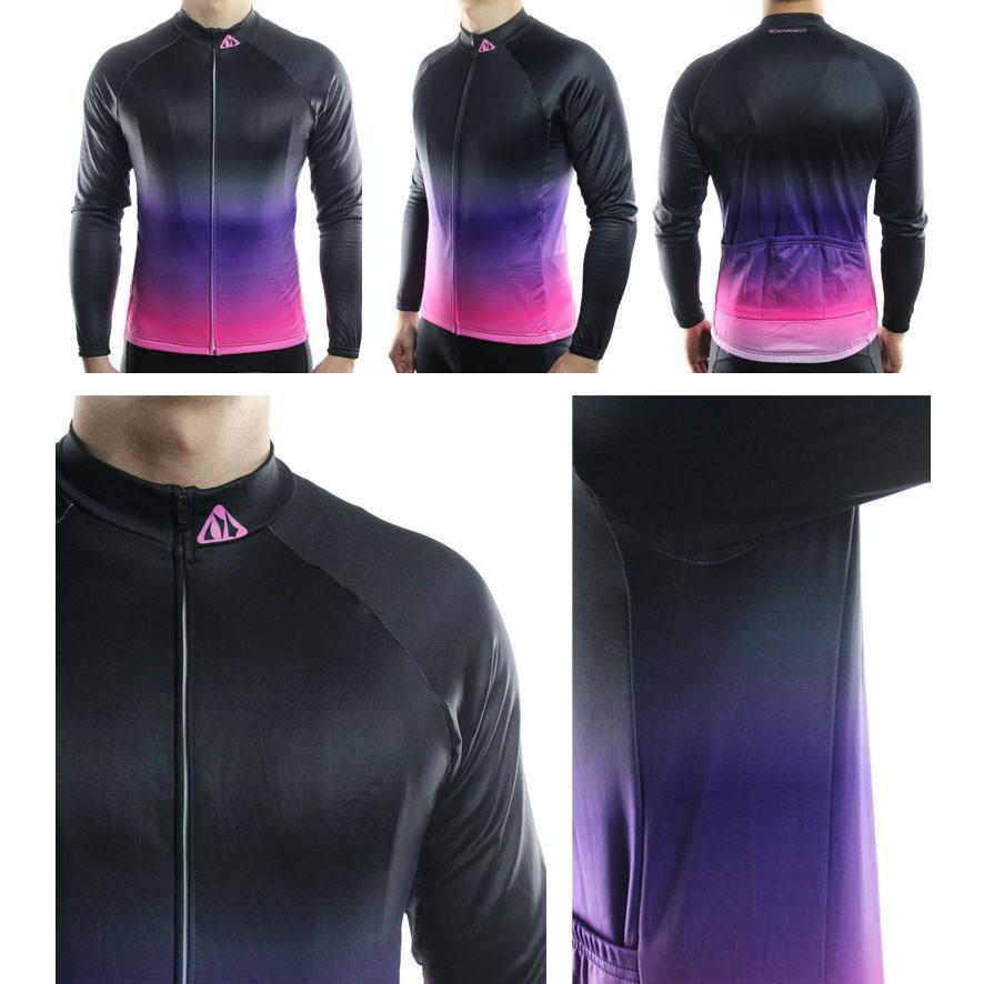 Dipdye Long Sleeve FLEECE Jersey Black