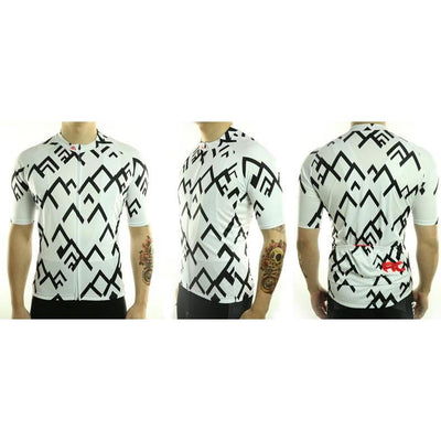 Mountains Short Sleeve Jersey White