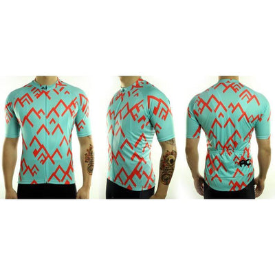 Mountains Short Sleeve Jersey Jade