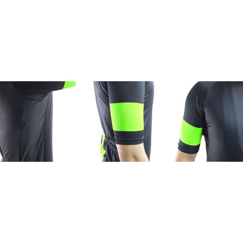 Armband Short Sleeve Jersey Black Green