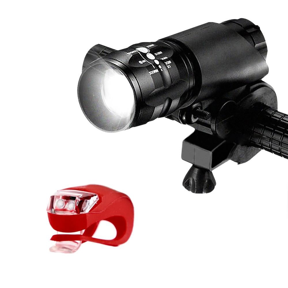 Bike Light Bicycle LED Front Head Light Torch Lamp With fixtures night light bike accessories